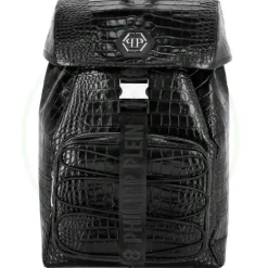 Crocodile Leather Backpack At Willtopix